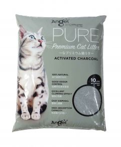 Angel Pure premium Cat litter 10L Activated Charcoal