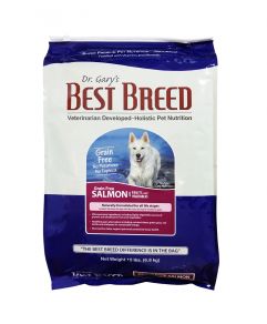 Dr. Gary's Best Breed Holistic Grain Free All Life Stages Salmon with Fruits & Vegetables Dog Dry Food 15lbs (6.8Kg)
