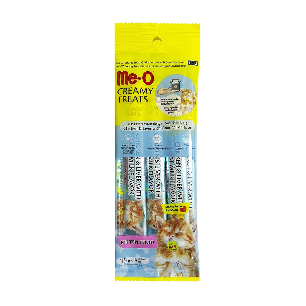 Me-O Creamy Cat Treats (15g x 4 Sachets)