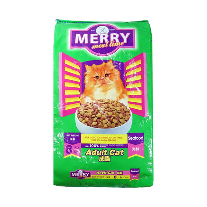 Merry Mealtime Dry Cat Food 8Kg