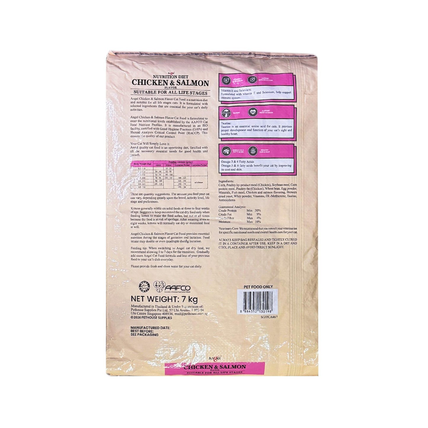 Angel Nutrition Diet Cat Dry Food 7kg