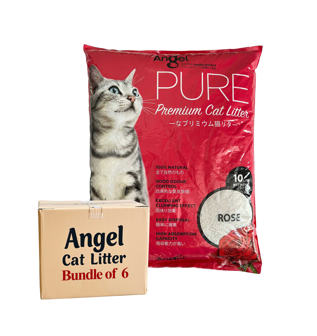 Angel Pure Premium Cat Litter Scented 10L