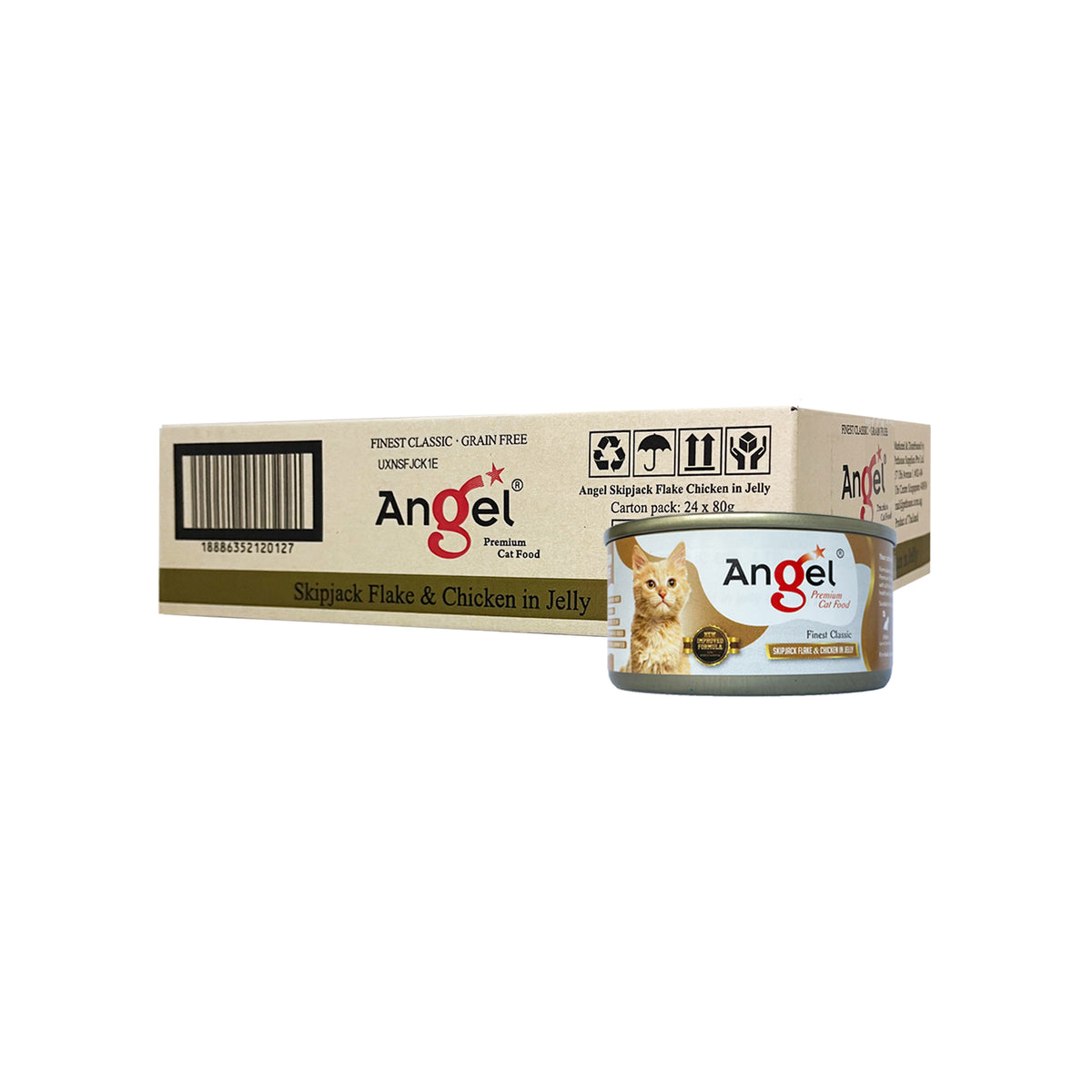 Angel Premium Cat canned food 80g (24cans/ctn)