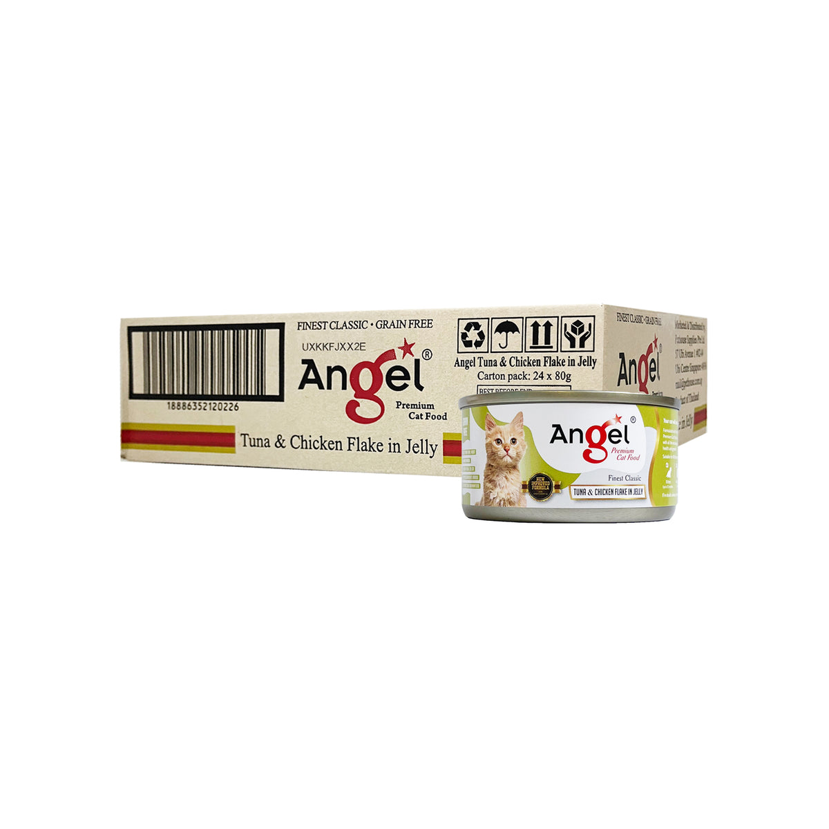 Angel Premium Cat canned food 80g (24cans/ctn)