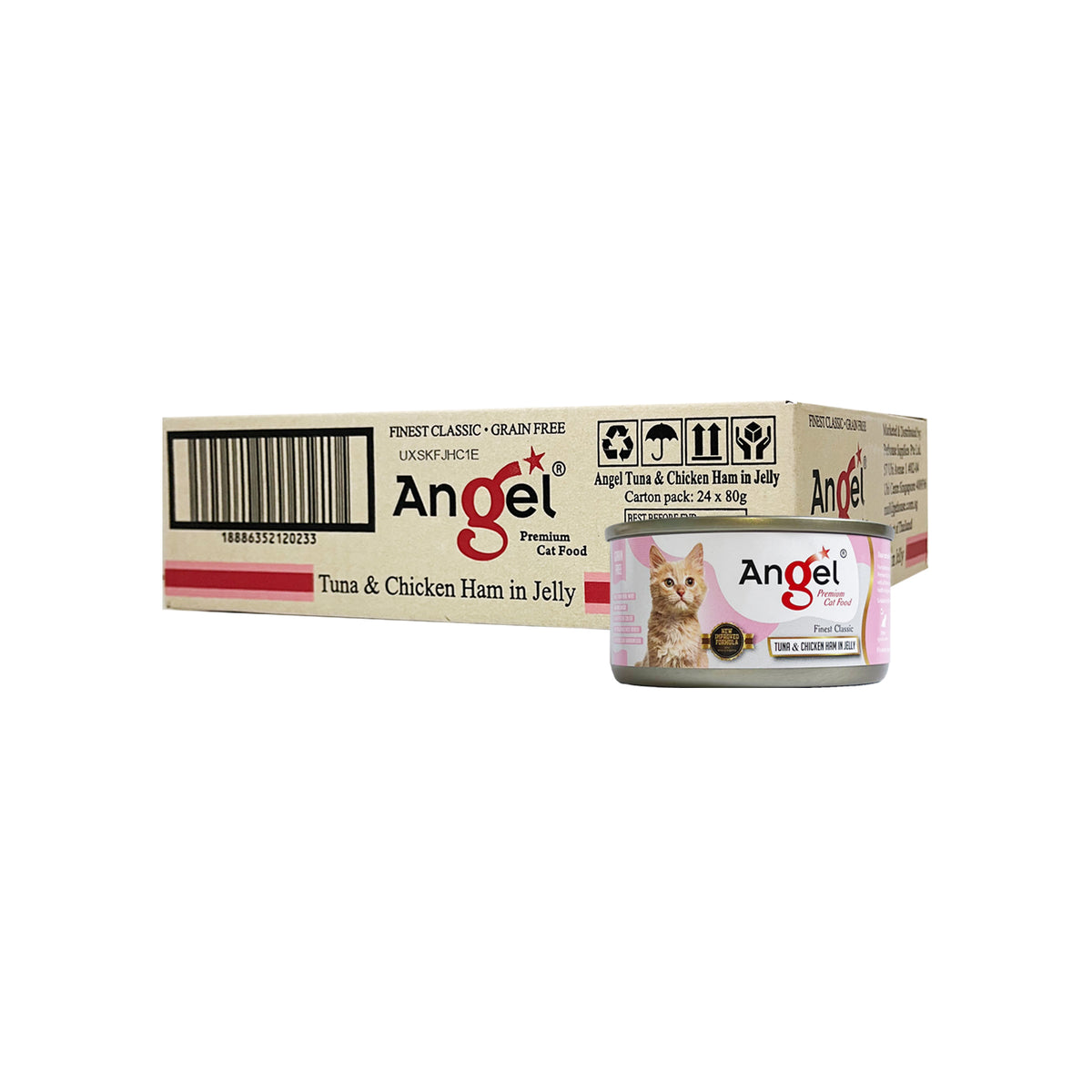 Angel Premium Cat canned food 80g (24cans/ctn)