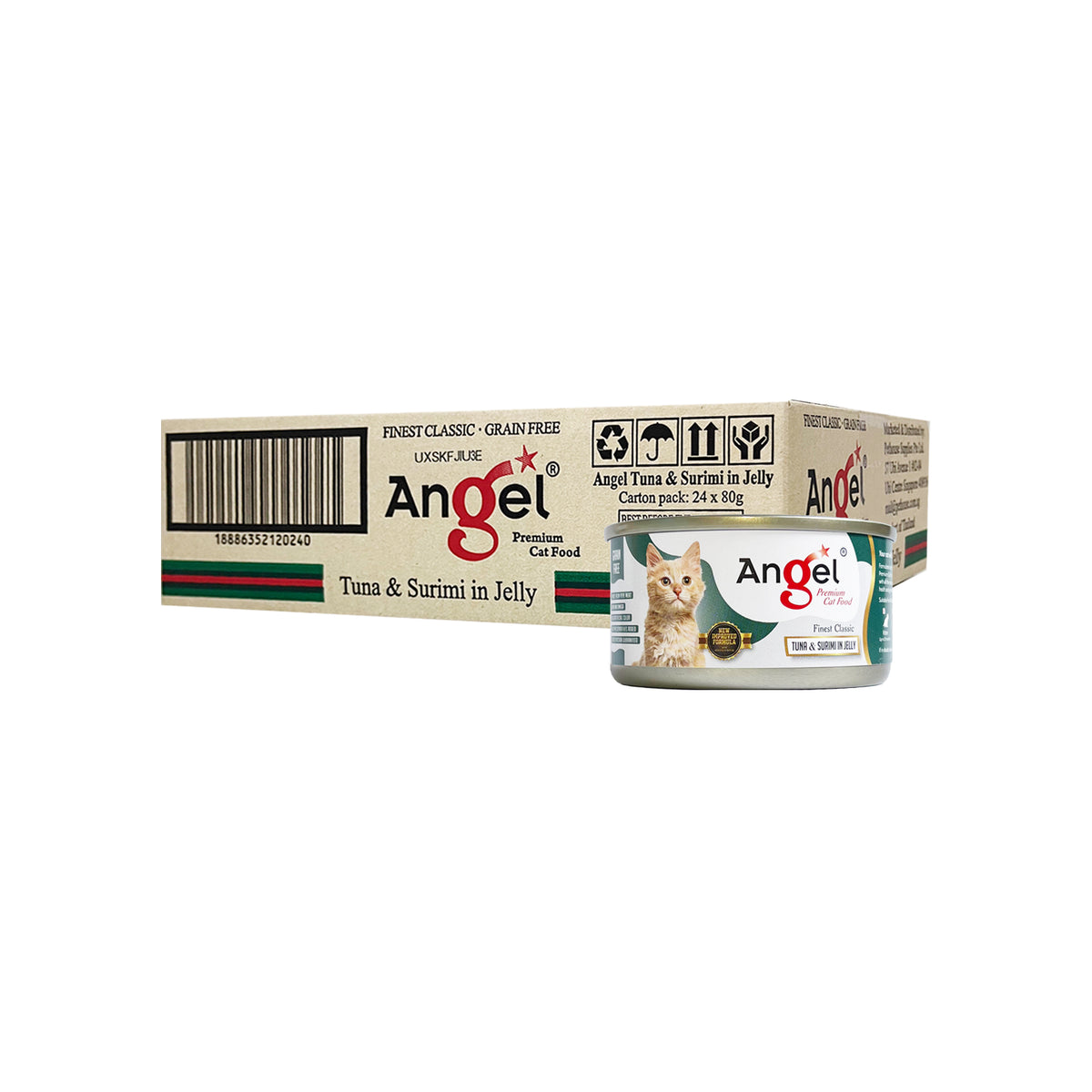 Angel Premium Cat canned food 80g (24cans/ctn)