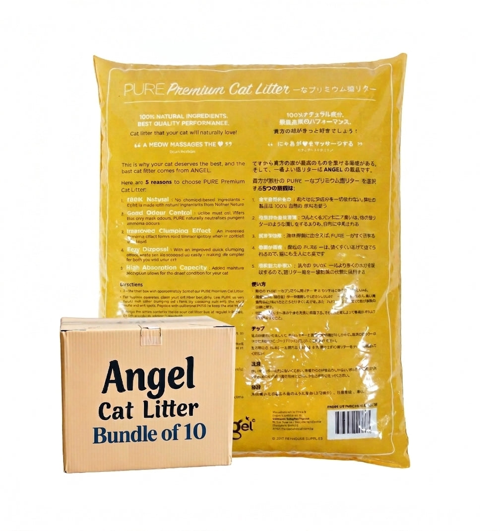 Angel Pure Premium Cat Litter Scented 10L