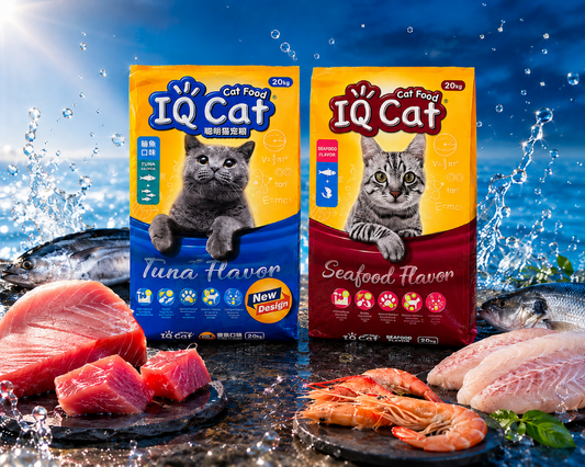 IQ CAT dry cat food 20kg Now available - Tuna / Seafood
