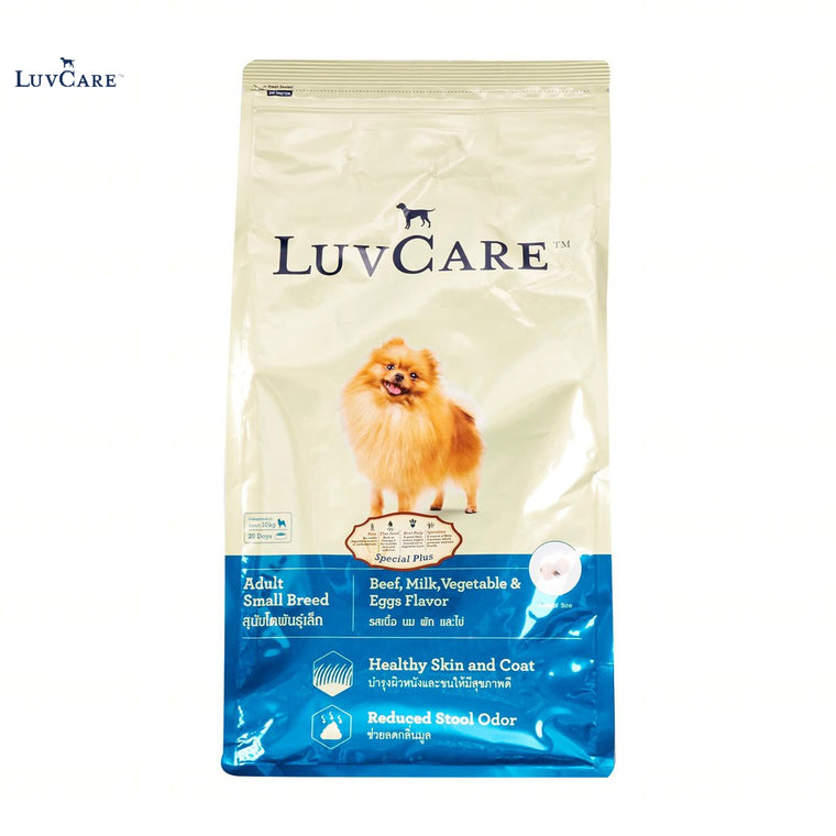 LuvCare Adult Small Breed Liver Milk Vegetable and Eggs 2kg