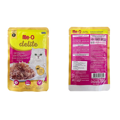 Me-O delite Cat Pouch Kitten, Adult and Senior 70g (12pkts/ctn)
