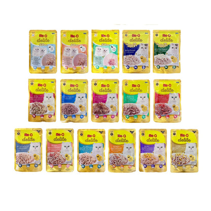 Me-O delite Cat Pouch Kitten, Adult and Senior 70g (12pkts/ctn)
