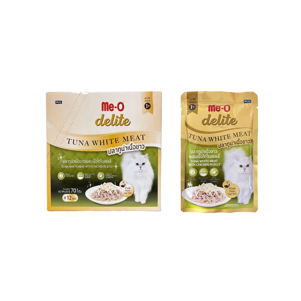 Me-O delite Cat Pouch Tuna White Meat 70g (12pkts/ctn)