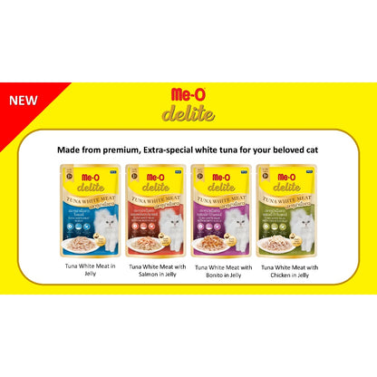 Me-O delite Cat Pouch Tuna White Meat 70g (12pkts/ctn)