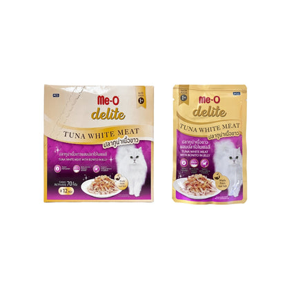 Me-O delite Cat Pouch Tuna White Meat 70g (12pkts/ctn)