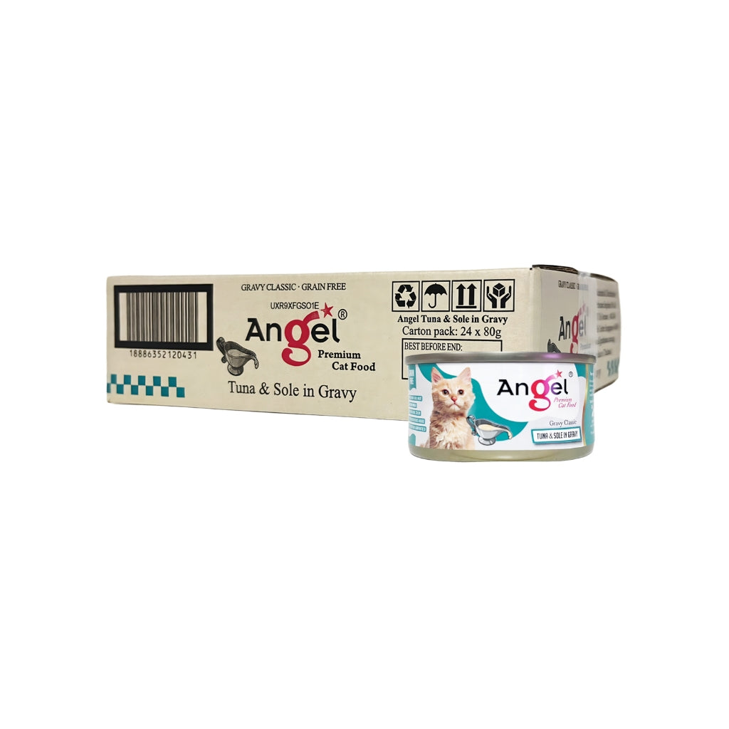 Angel Premium Cat canned food in Gravy 80g (24cans/ctn)