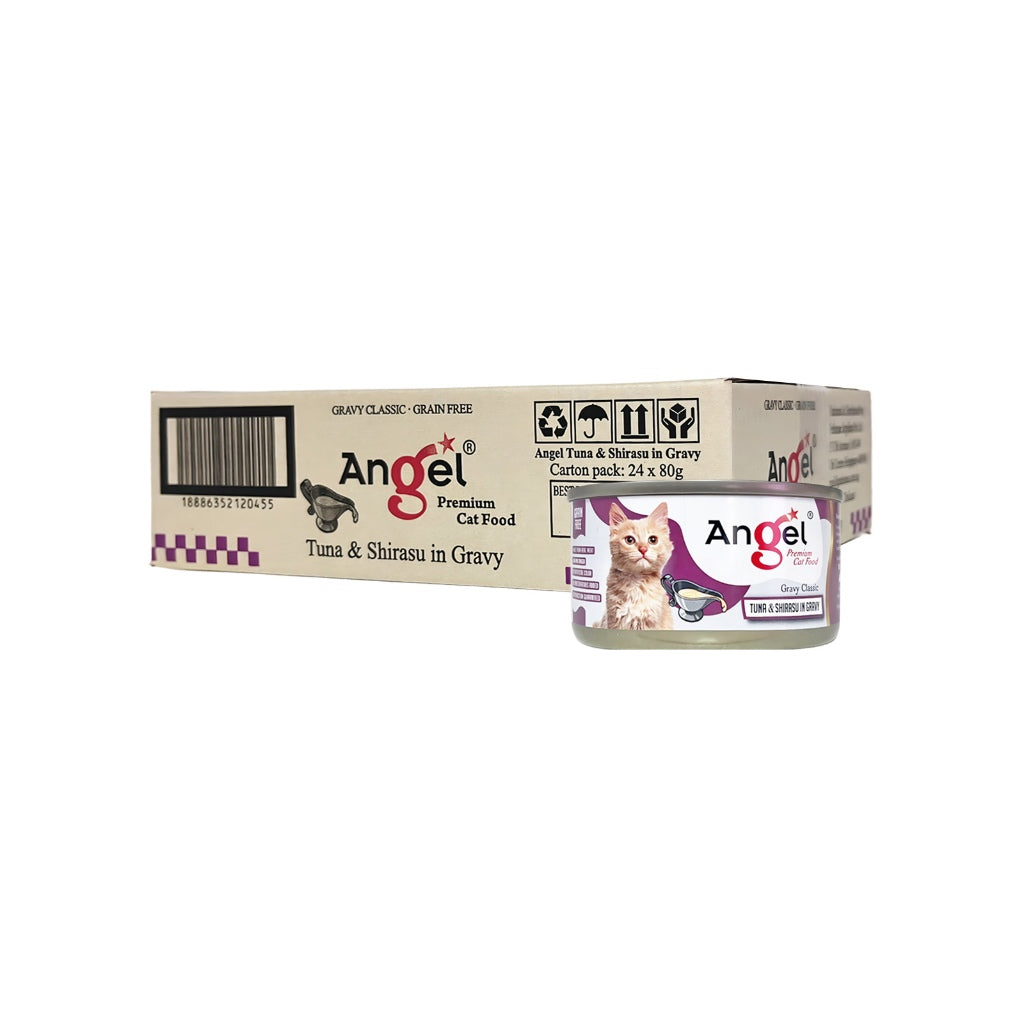 Angel Premium Cat canned food in Gravy 80g (24cans/ctn)