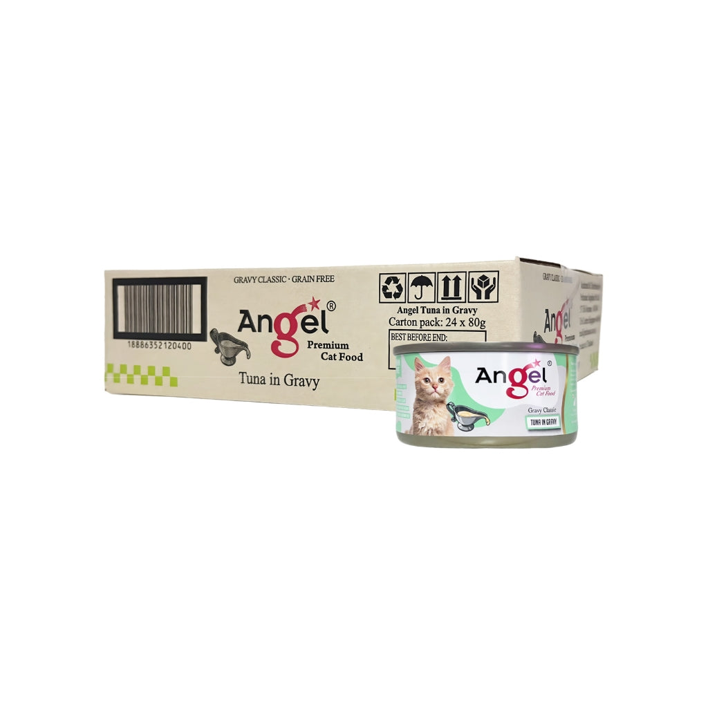 Angel Premium Cat canned food in Gravy 80g (24cans/ctn)