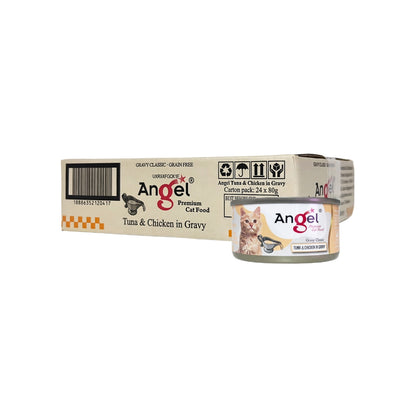 Angel Premium Cat canned food in Gravy 80g (24cans/ctn)