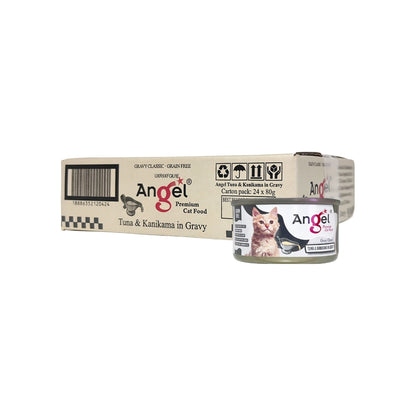 Angel Premium Cat canned food in Gravy 80g (24cans/ctn)