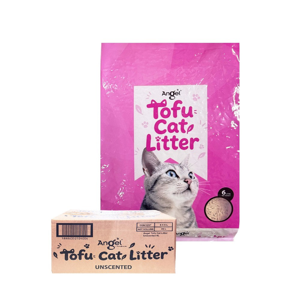 Angel Natural Corn/Tofu Cat Litter 6L(6pkts/ctn)