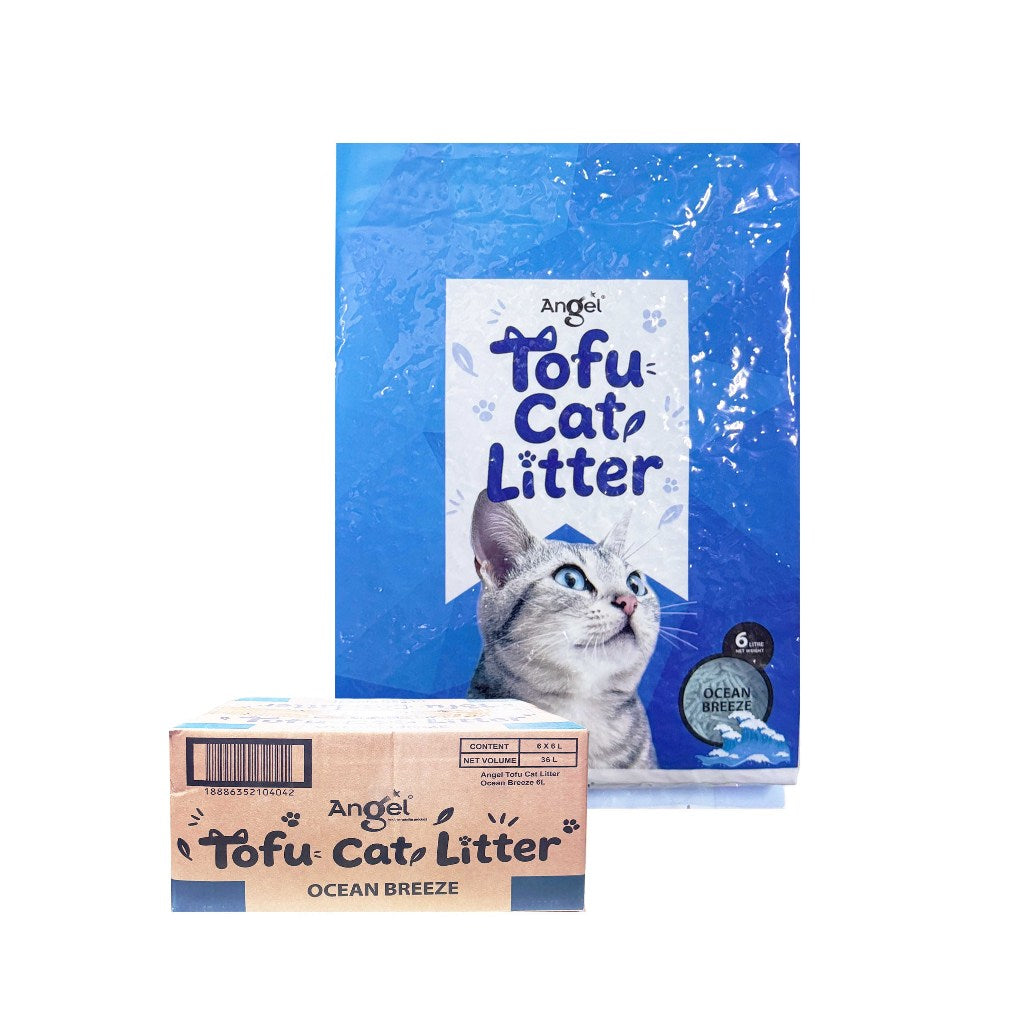 Angel Natural Corn/Tofu Cat Litter 6L(6pkts/ctn)