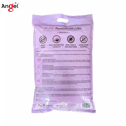Angel Cassava Natural Cat Litter 6L / Angel Pure Crystals Cat Litter 5L