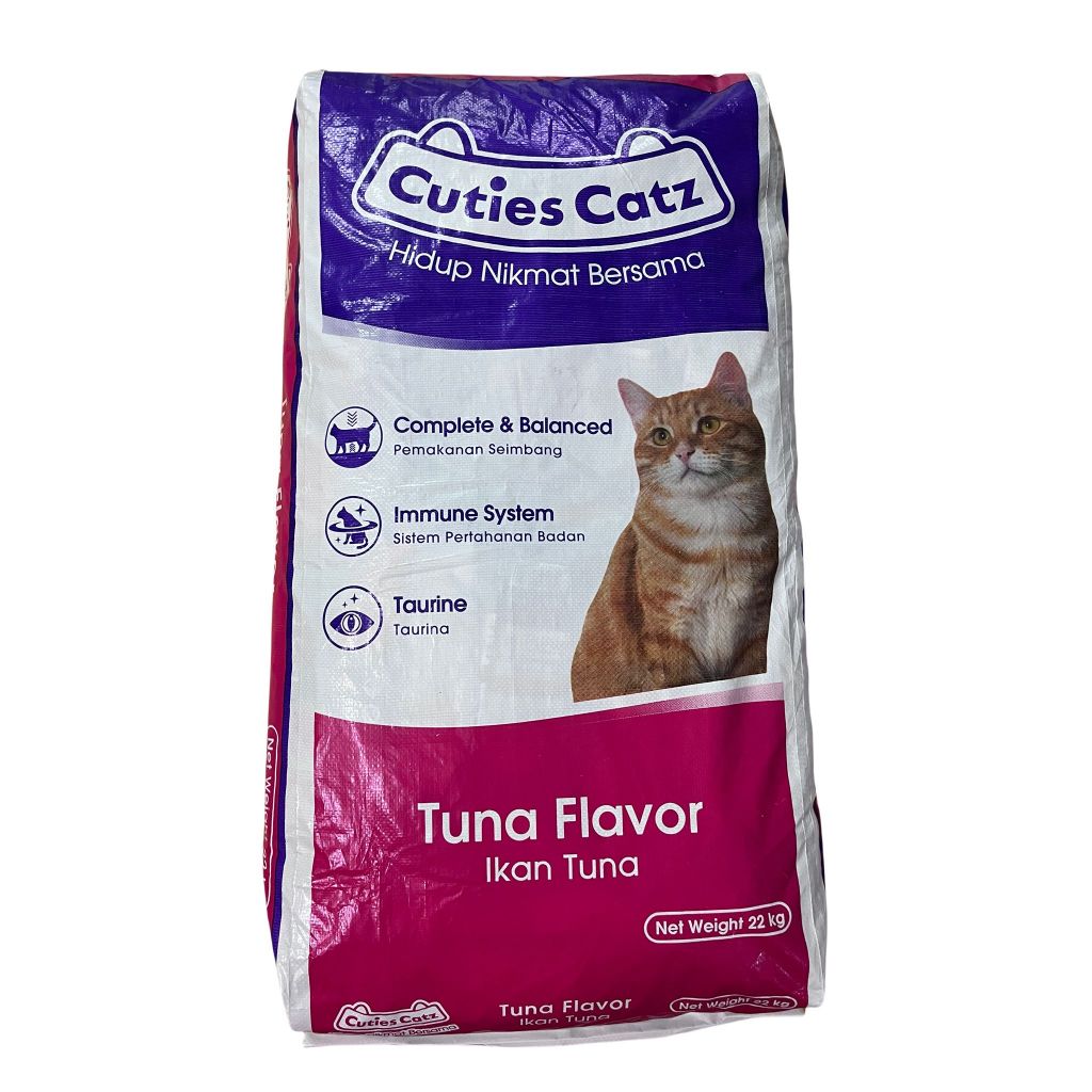 Cuties Catz Cat Dry food 22kg - Seafood / Tuna