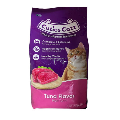 Cuties Catz Cat Dry food 1kg - Seafood / Tuna
