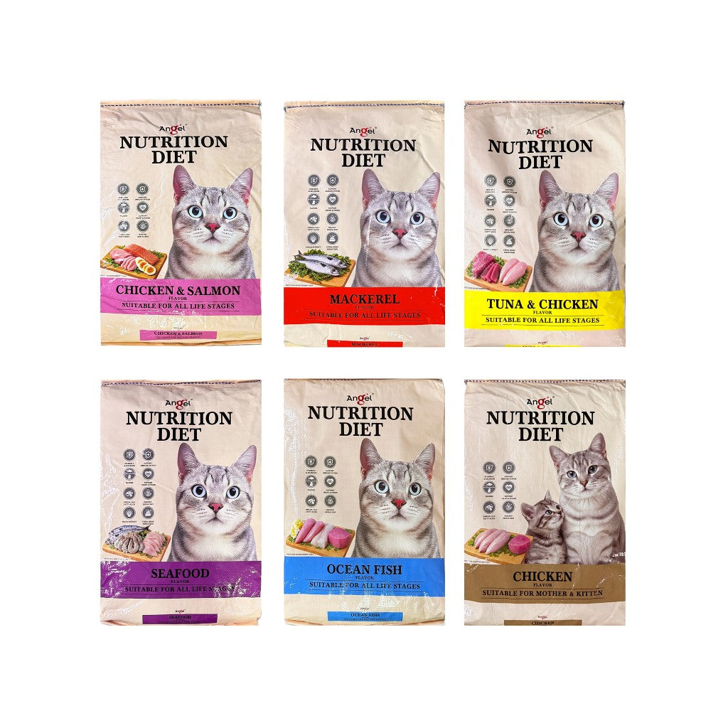 🎁Angel Nutrition Diet Cat Dry Food | Buy Any 6 Bags FREE 1 Carton Tuna & Scallop Broth 70g（24cans/ctn)🎁