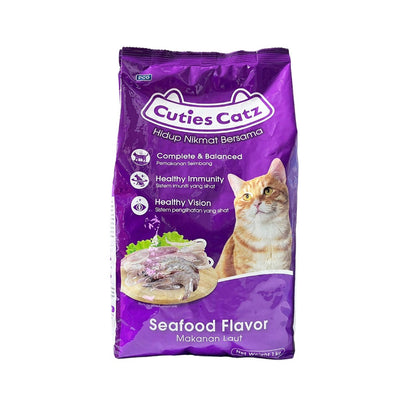 Cuties Catz Cat Dry food 1kg - Seafood / Tuna