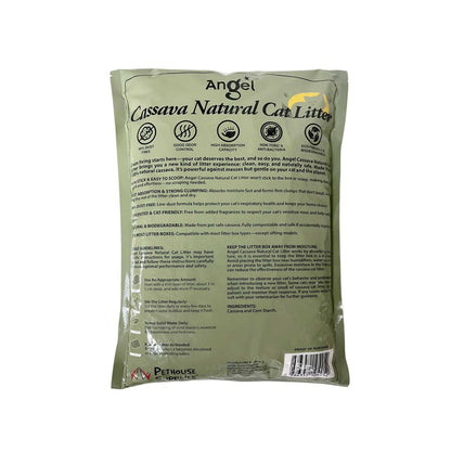 Angel Cassava Natural Cat Litter 6L / Angel Pure Crystals Cat Litter 5L