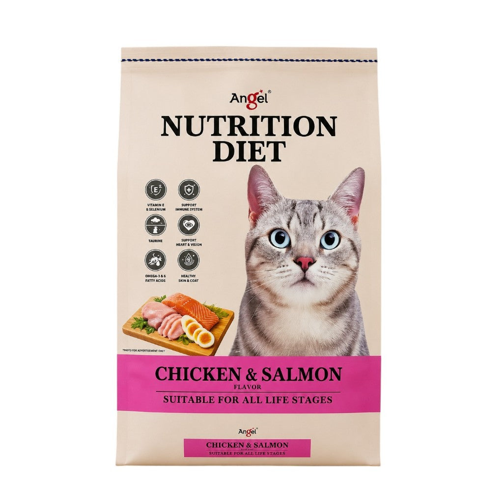 🎁Angel Nutrition Diet Cat Dry Food | Buy Any 6 Bags FREE 1 Carton Tuna & Scallop Broth 70g（24cans/ctn)🎁