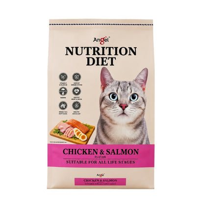 🎁Angel Nutrition Diet Cat Dry Food | Buy Any 6 Bags FREE 1 Carton Tuna & Scallop Broth 70g（24cans/ctn)🎁