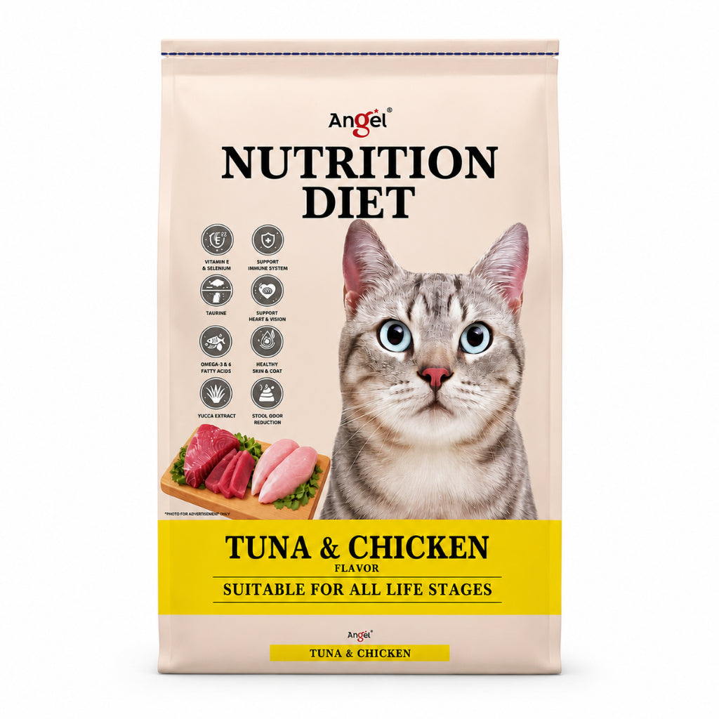 🎁Angel Nutrition Diet Cat Dry Food | Buy Any 6 Bags FREE 1 Carton Tuna & Scallop Broth 70g（24cans/ctn)🎁