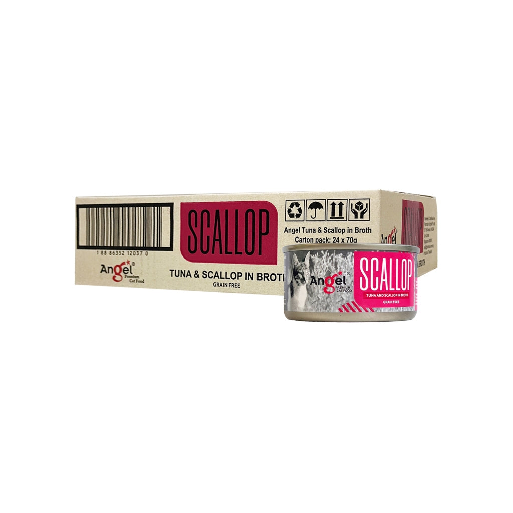 🎁Angel Nutrition Diet Cat Dry Food | Buy Any 6 Bags FREE 1 Carton Tuna & Scallop Broth 70g（24cans/ctn)🎁