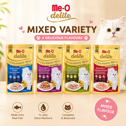 Me-O delite Cat Pouch Tuna White Meat 70g (12pkts/ctn)