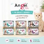 Angel Premium Cat Canned Food in Gravy 80g (24cans/ctn)