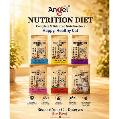 😽Angel Nutrition Diet Cat Dry Food 1.1kg😽