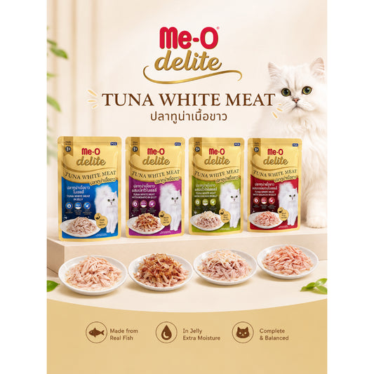 Me-O delite Cat Pouch Tuna White Meat 70g (12pkts/ctn)