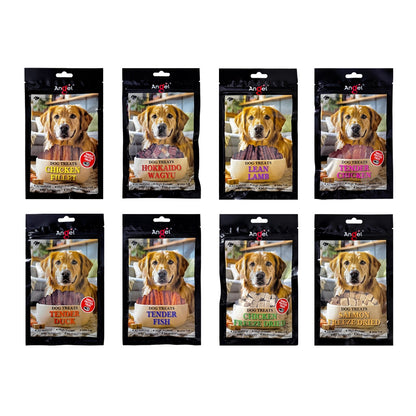Angel Dog Treats | Chicken/Salmon/Fish/Lamb/Duck/Wagyu 30g or 100g