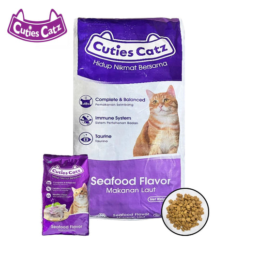 Cuties Catz Cat Dry food 22kg - Seafood / Tuna