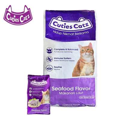 Cuties Catz Cat Dry food 22kg - Seafood / Tuna