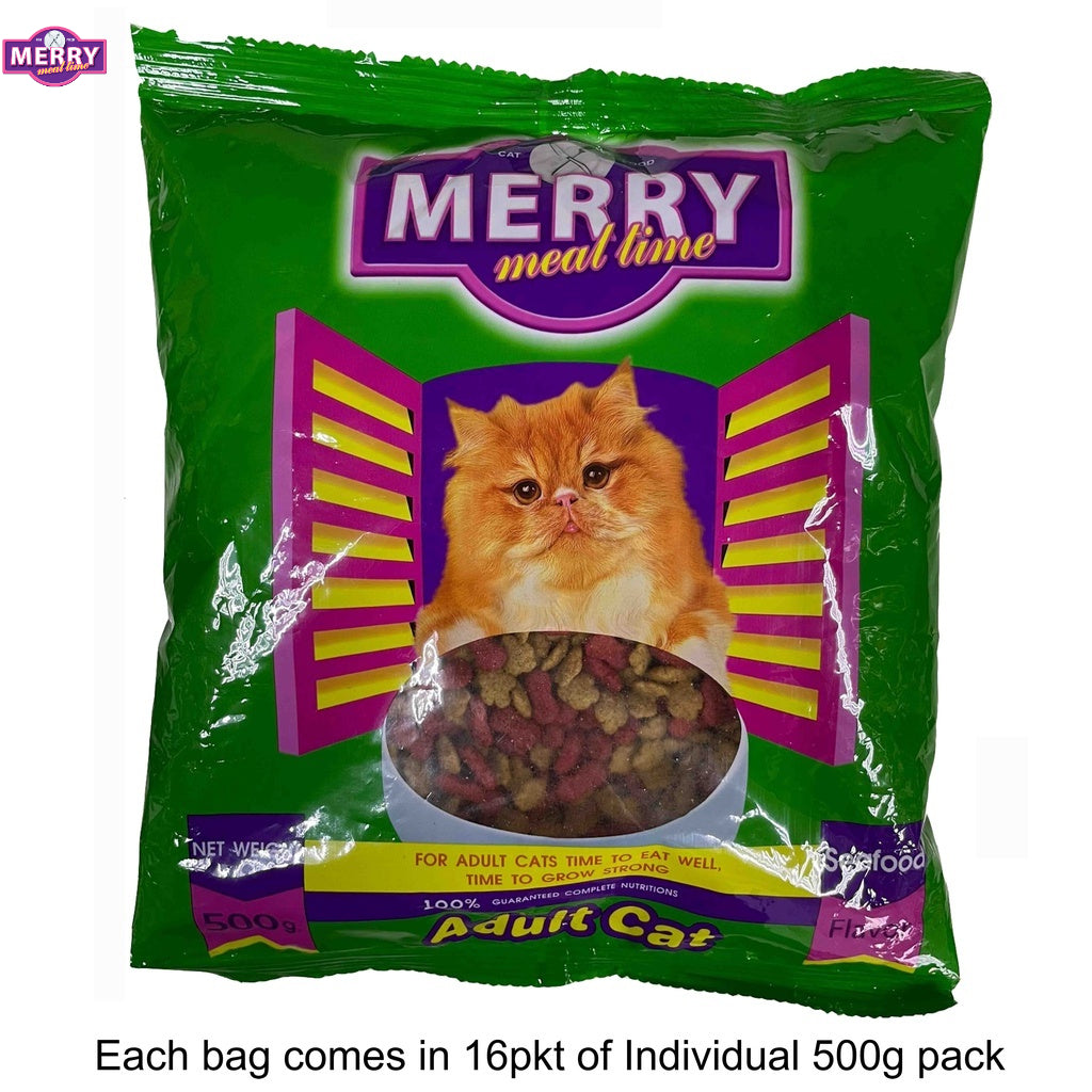 Merry Mealtime Dry Cat Food 8Kg