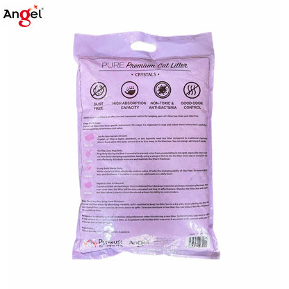 Angel Pure Crystals Cat Litter 5L/Angel Natural Cassava Cat Litter 6L – (6pkts/Ctn)