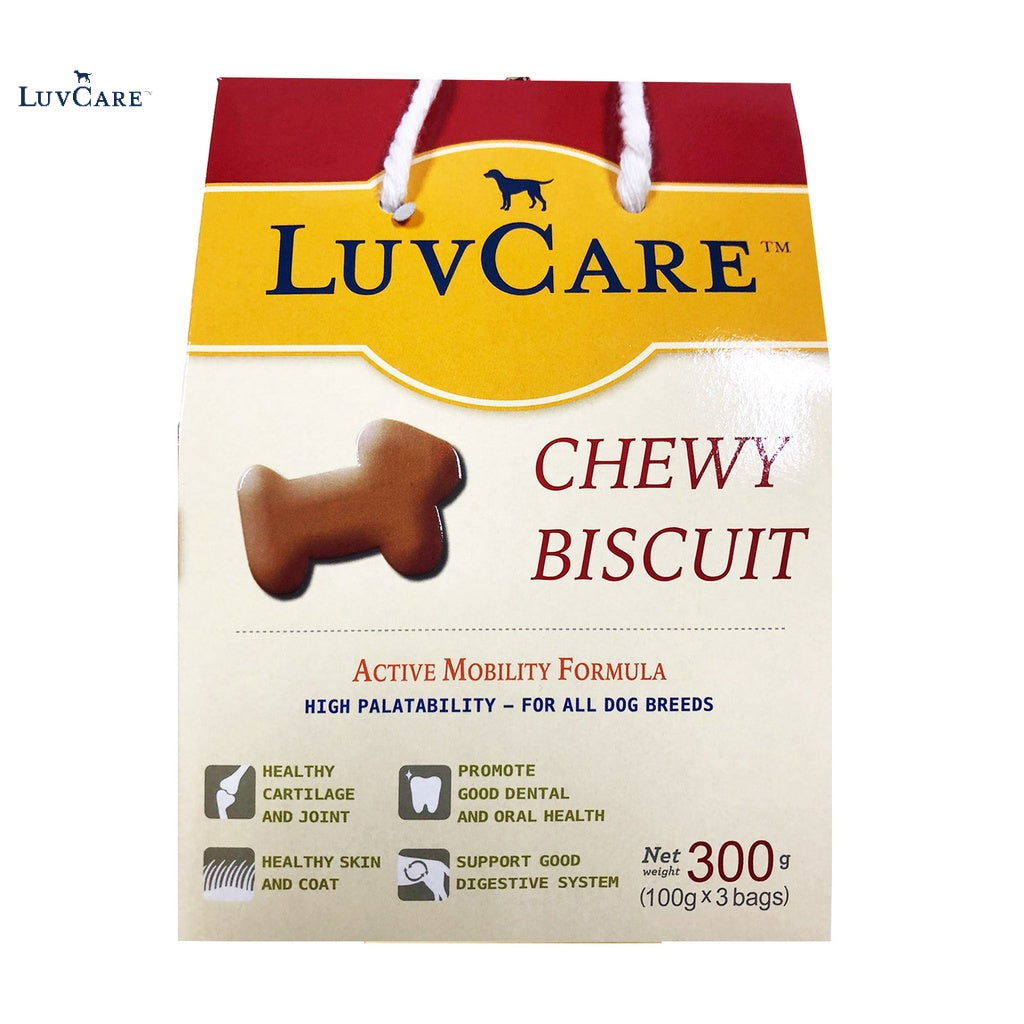 LuvCare Chewy Biscuit 300g dog treats