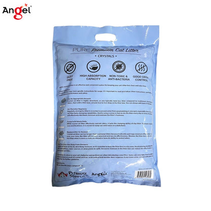 Angel Pure Crystals Cat Litter 5L/Angel Natural Cassava Cat Litter 6L – (6pkts/Ctn)