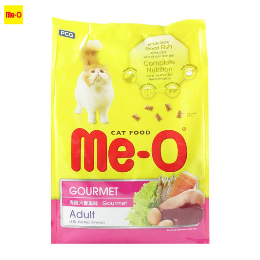 Me-O Adult Gourmet Dry Cat Food 1.1kg