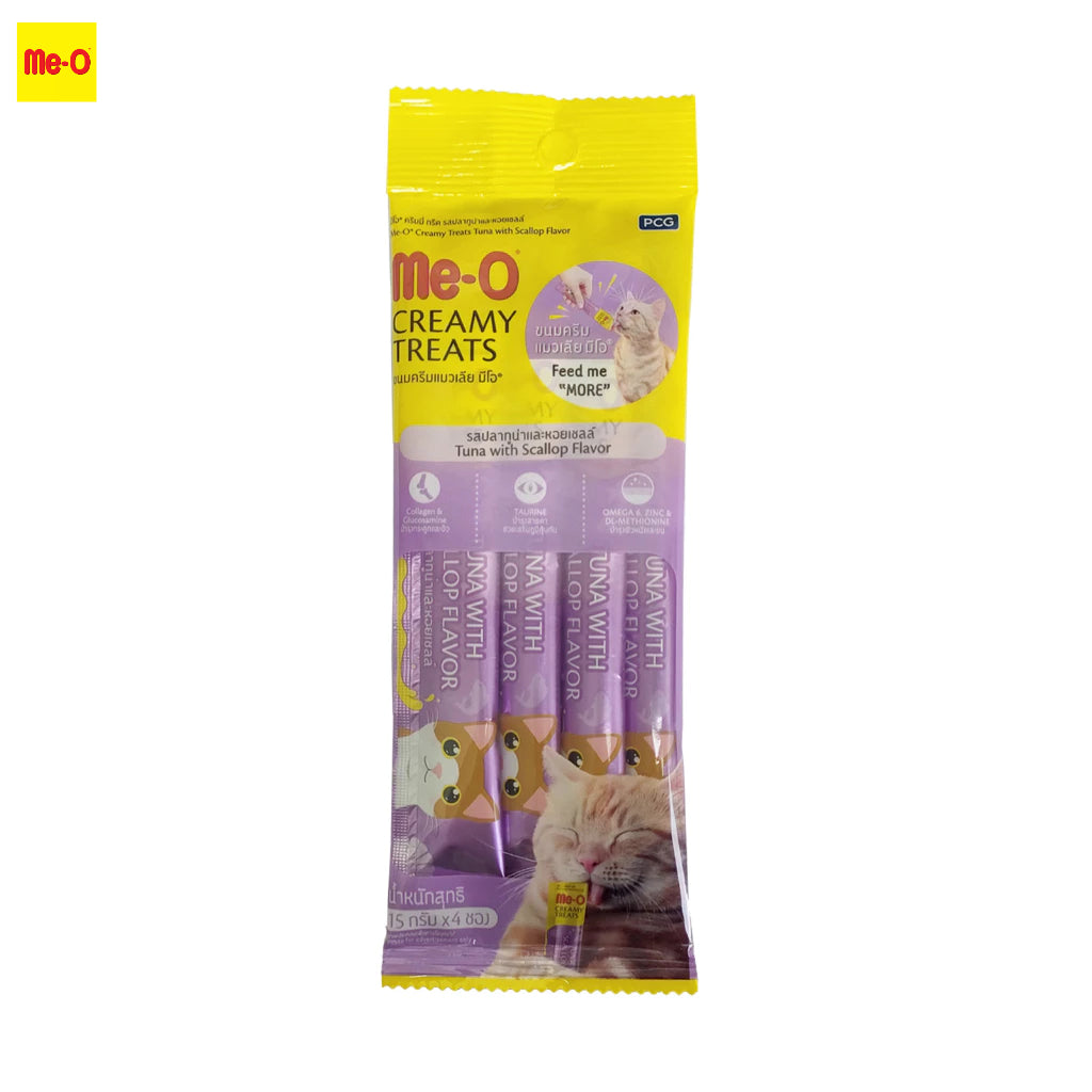 Me-O Creamy Cat Treats (15g x 4 Sachets)