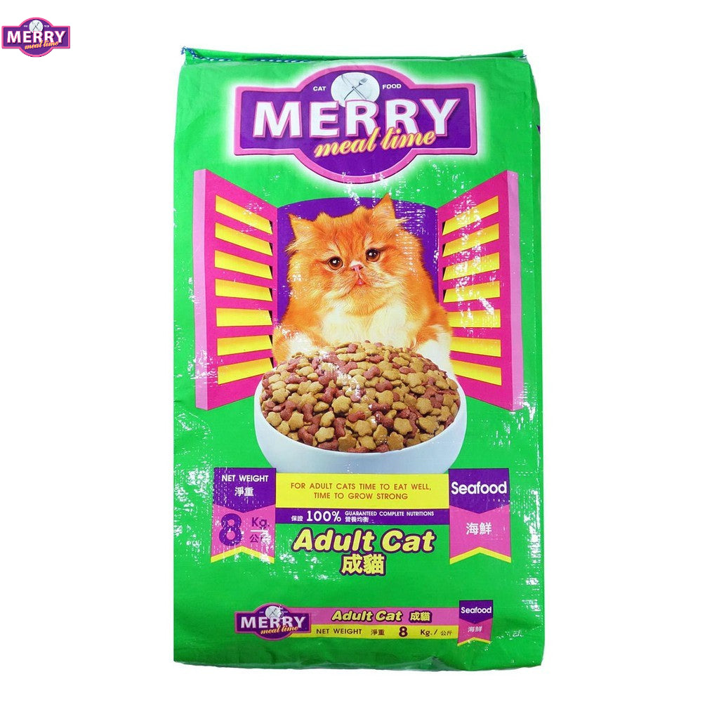 Merry Mealtime Dry Cat Food 8Kg