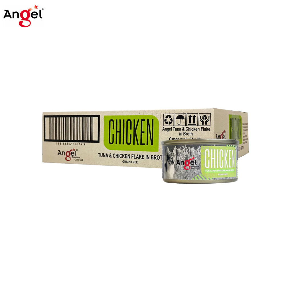 Angel Premium Cat canned food in Broth 70g (24cans/ctn)